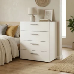 Cassettiera Genoni, 4 Cassetti 70x40.25x75.7h cm
