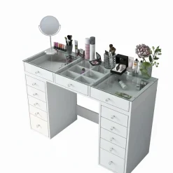 Cassettiere > Dmora Cassettiera in legno bianca 120x79h cm - Boldone Bianco