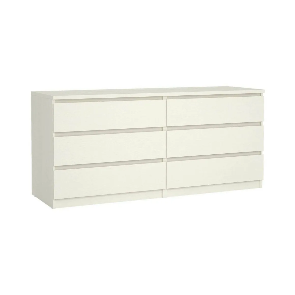 Cassettiera in legno bianca 153x70h cm - Aci