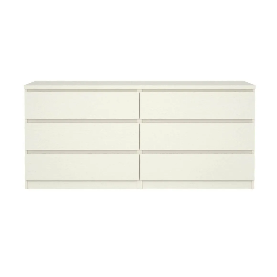 Cassettiera in legno bianca 153x70h cm - Aci