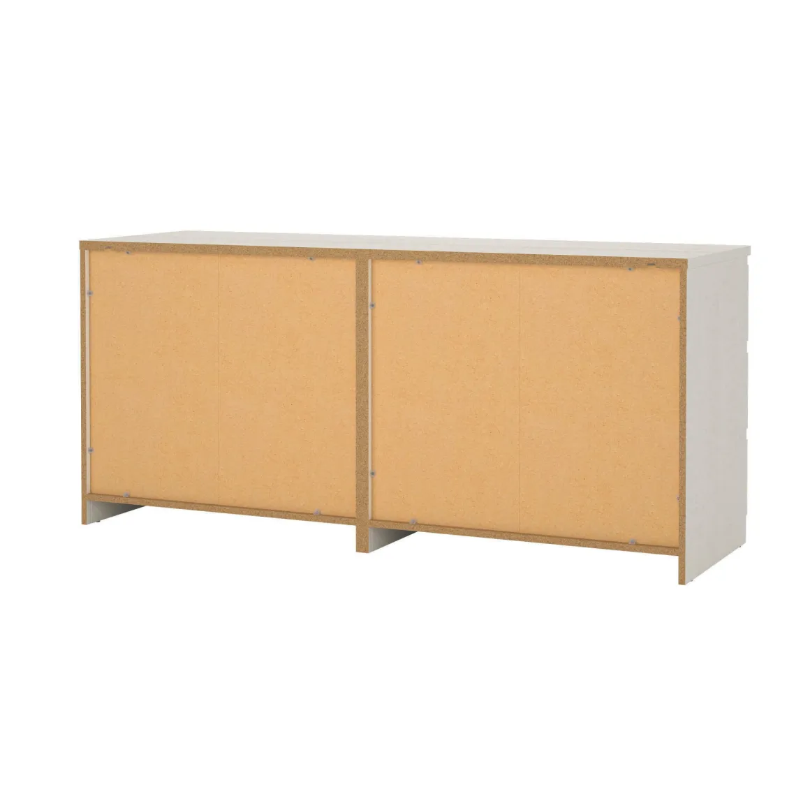 Cassettiera in legno bianca 153x70h cm - Aci
