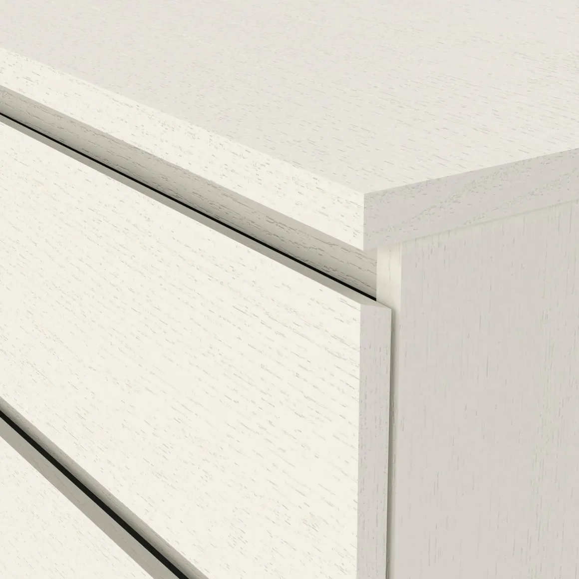 Cassettiera in legno bianca 153x70h cm - Aci