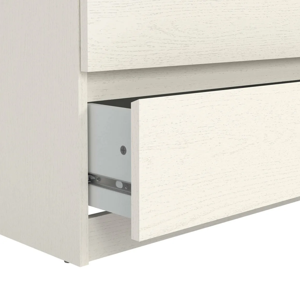 Cassettiera in legno bianca 153x70h cm - Aci