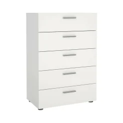 Cassettiera in legno bianca 70x102h cm - Haru