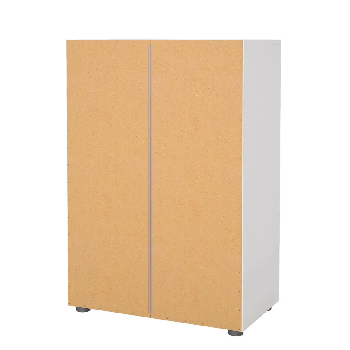 Cassettiera in legno bianca 70x102h cm - Haru