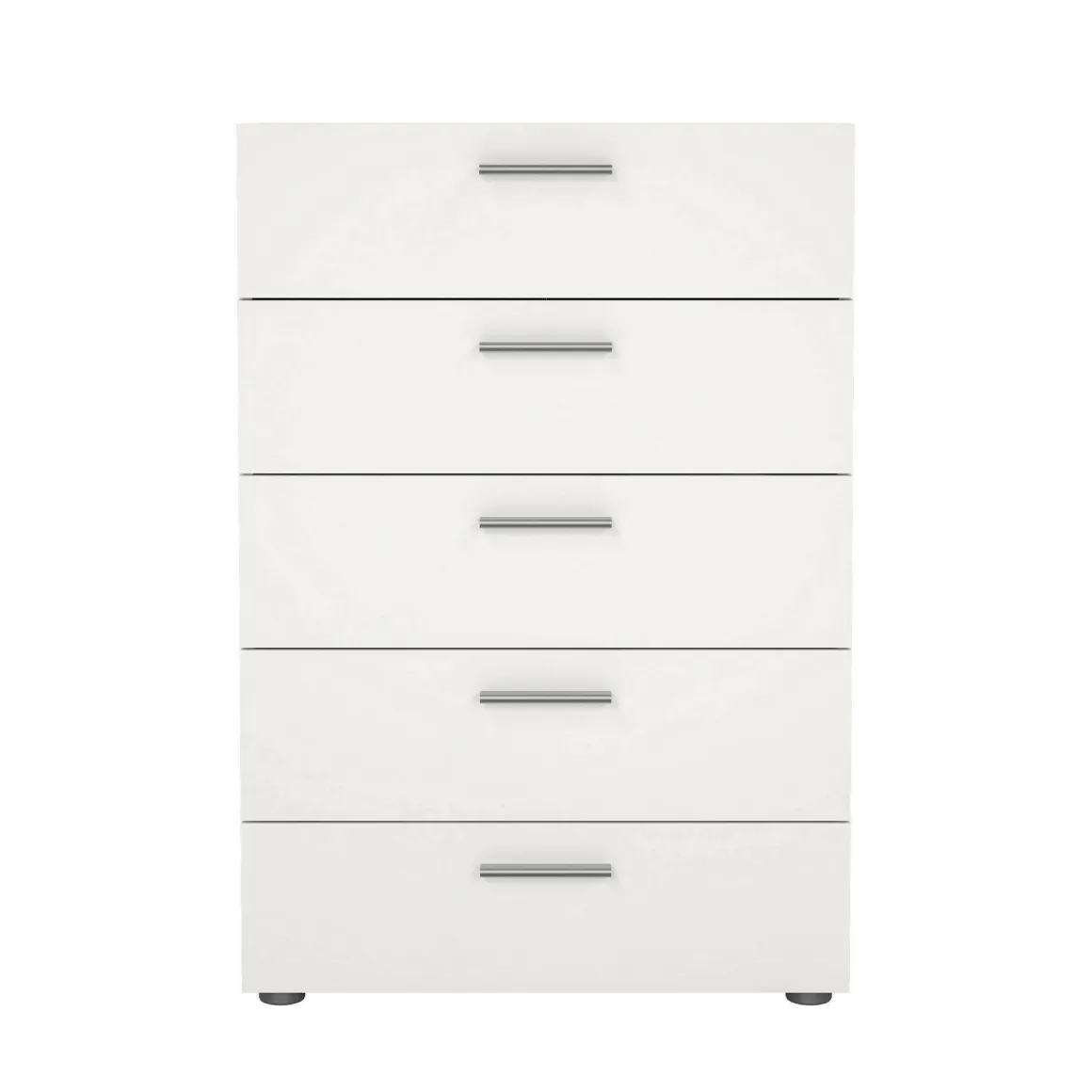 Cassettiera in legno bianca 70x102h cm - Haru