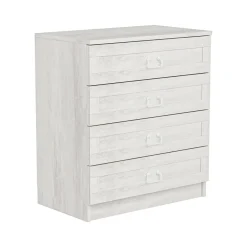 Cassettiera in legno bianca 72x42h cm - Vische