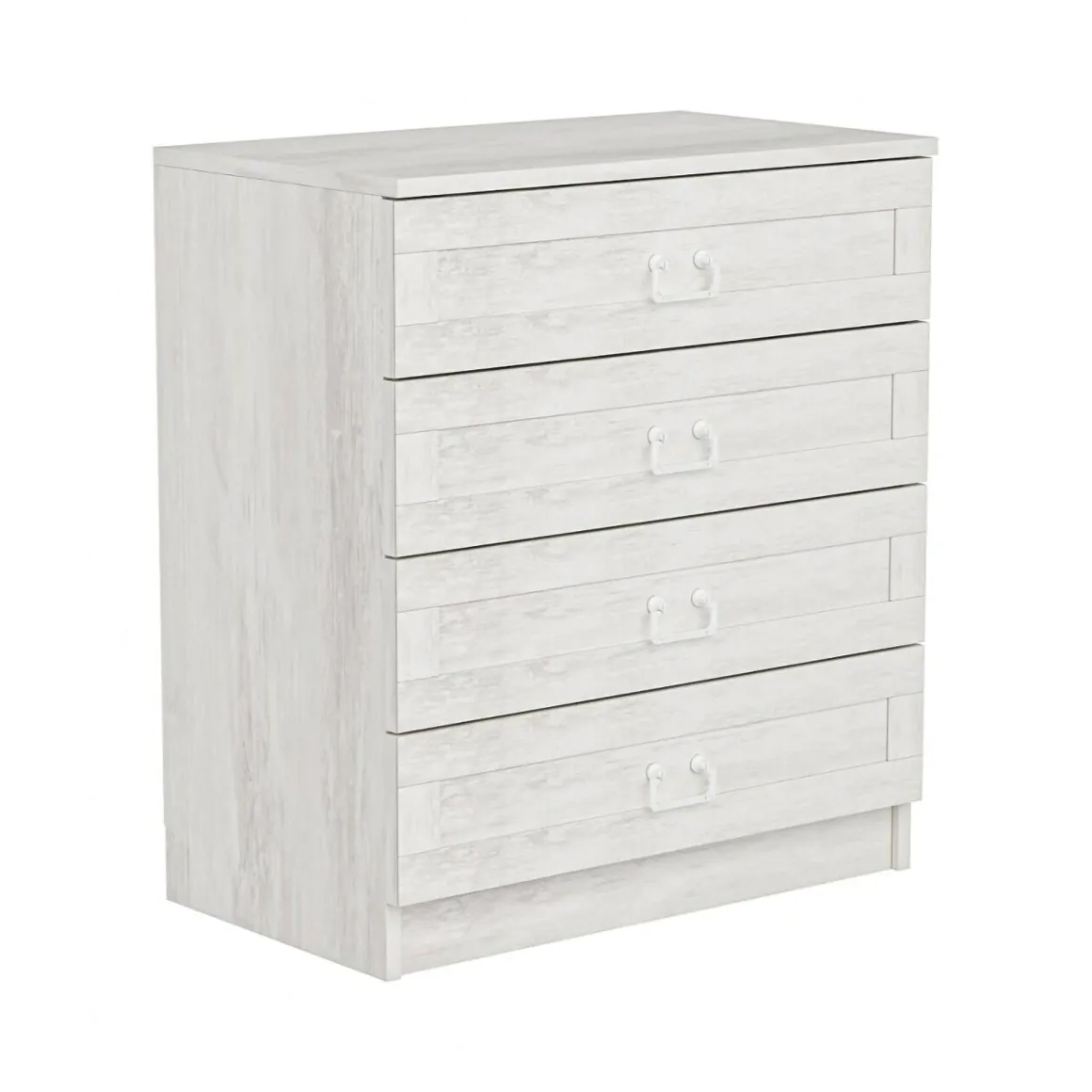 Cassettiera in legno bianca 72x42h cm - Vische