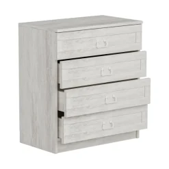 Cassettiera in legno bianca 72x42h cm - Vische