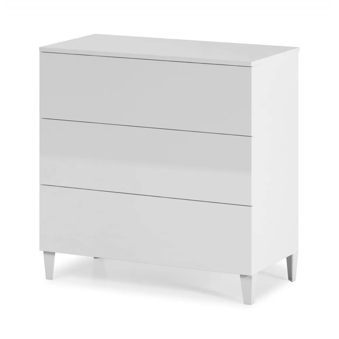 Cassettiera in legno bianca 80x80h cm - Acetate
