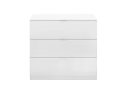 Cassettiera in legno bianca 82x82h cm - Loke
