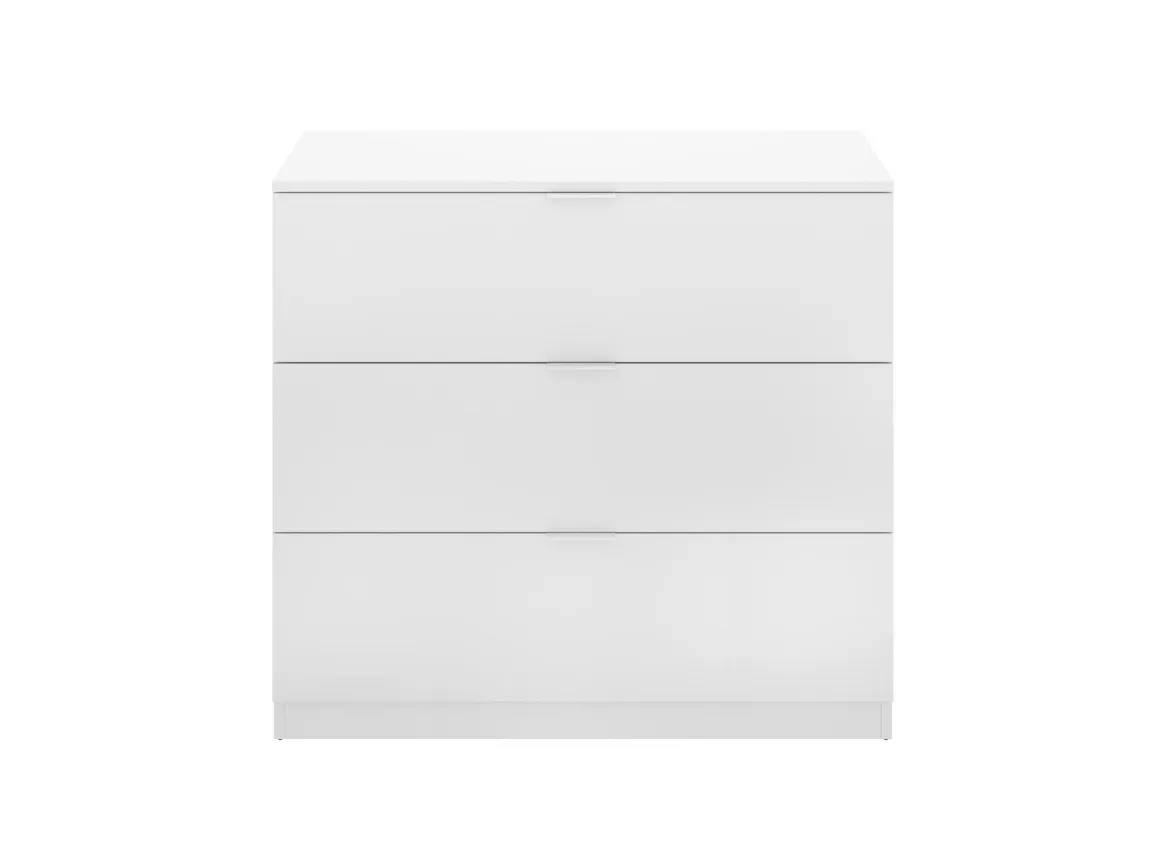 Cassettiera in legno bianca 82x82h cm - Loke