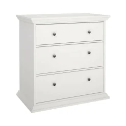 Cassettiera in legno bianca 86x88h cm - Domeng