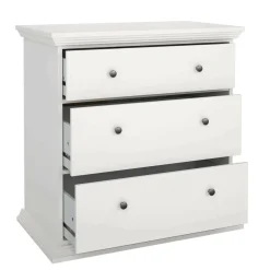 Cassettiera in legno bianca 86x88h cm - Domeng