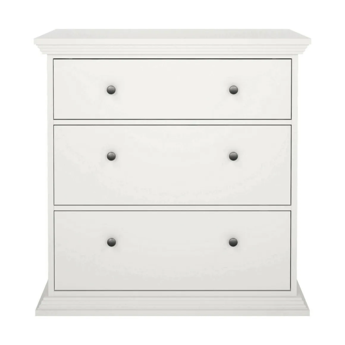 Cassettiera in legno bianca 86x88h cm - Domeng