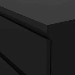 Cassettiera in legno nera 153x70h cm - Aci
