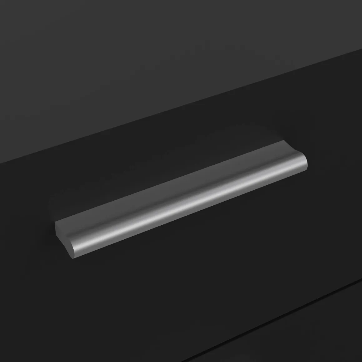 Cassettiera in legno nera 70x82h cm - Asam