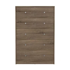 Cassettiere > Dmora Cassettiera in legno noce 72x108h cm - Contessa Marrone Noce