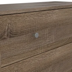 Cassettiere > Dmora Cassettiera in legno noce 72x108h cm - Contessa Marrone Noce