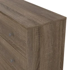 Cassettiere > Dmora Cassettiera in legno noce 72x108h cm - Contessa Marrone Noce