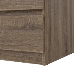 Cassettiere > Dmora Cassettiera in legno quercia 77x68h cm - Kajiki Marrone Quercia