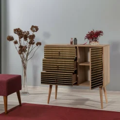 Cassettiera in legno quercia 90x90h cm - Ailanto