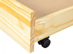 Cassettiere > Dmora Cassettiera un Cassetto Apertura Scorrevole 199x22x94h cm, Chiusura Scorrevole - Casape Marrone Rovere