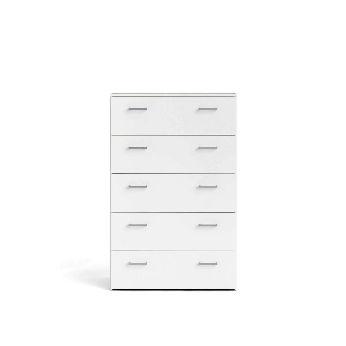 Cassettiere > Dmora Cassettiera minimal bianca 74x114h cm - Aikol Bianco