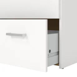 Cassettiere > Dmora Cassettiera minimal bianca 74x114h cm - Aikol Bianco