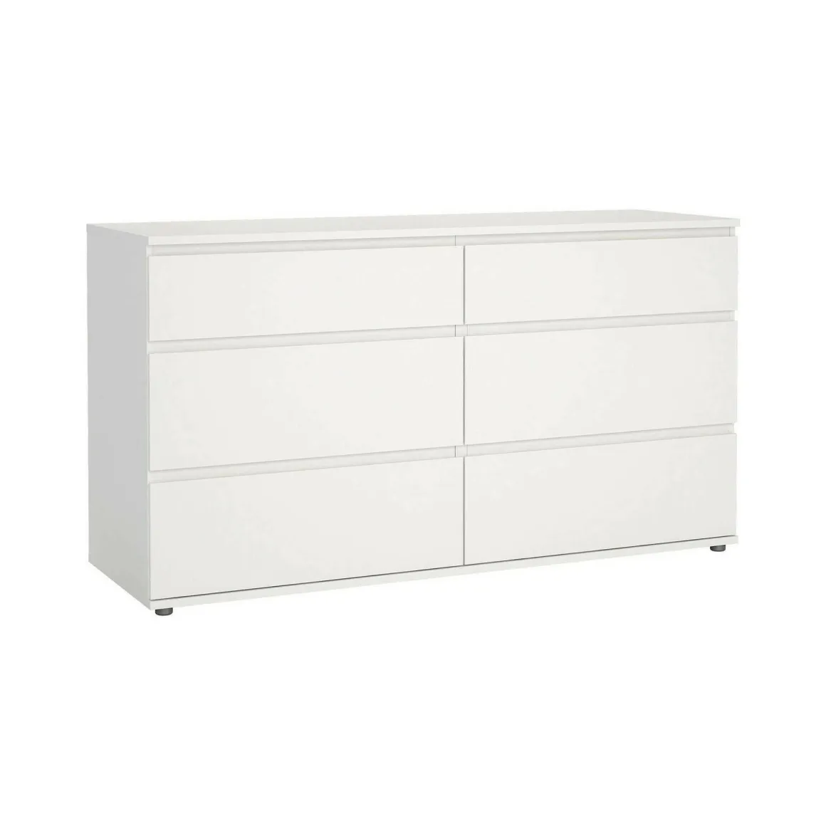 Cassettiere > Dmora Cassettiera moderna bianca 40x106h cm - Abelarda Bianco