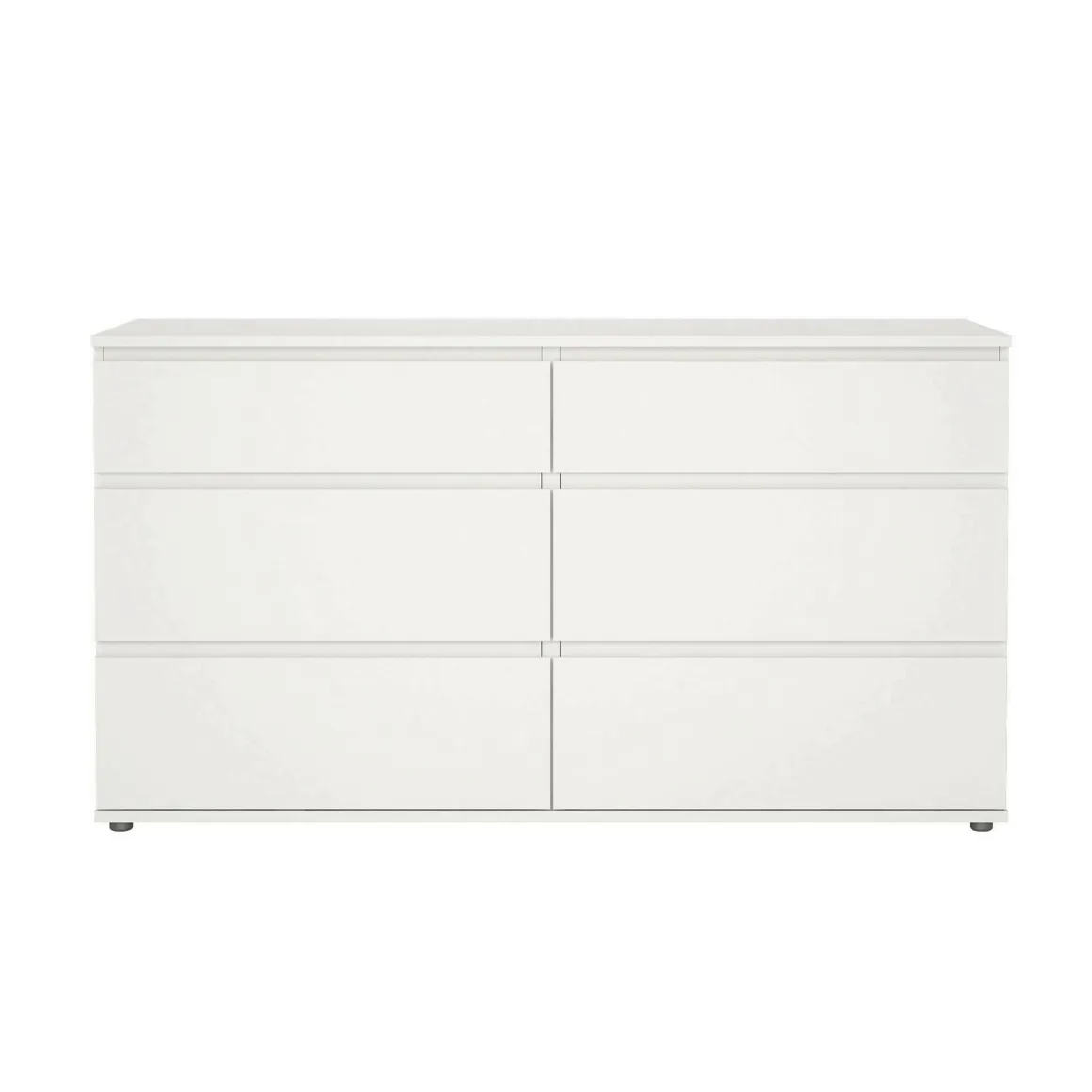Cassettiere > Dmora Cassettiera moderna bianca 40x106h cm - Abelarda Bianco