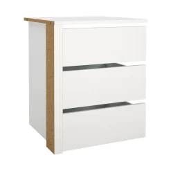 Salotto|Camera Da Letto > Dmora Cassettiera moderna bianca 60x57h cm - Antar Bianco