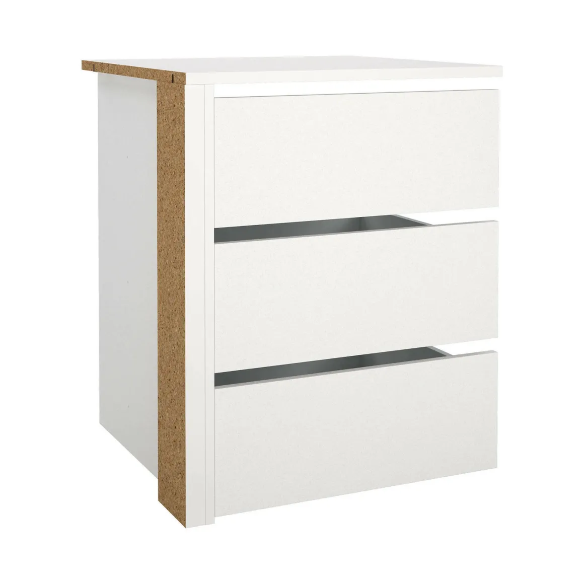 Cassettiera moderna bianca 57x69h cm - Giacarta