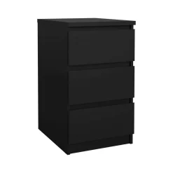 Cassettiere > Dmora Cassettiera moderna nera 50x70h cm - Accudino Nero