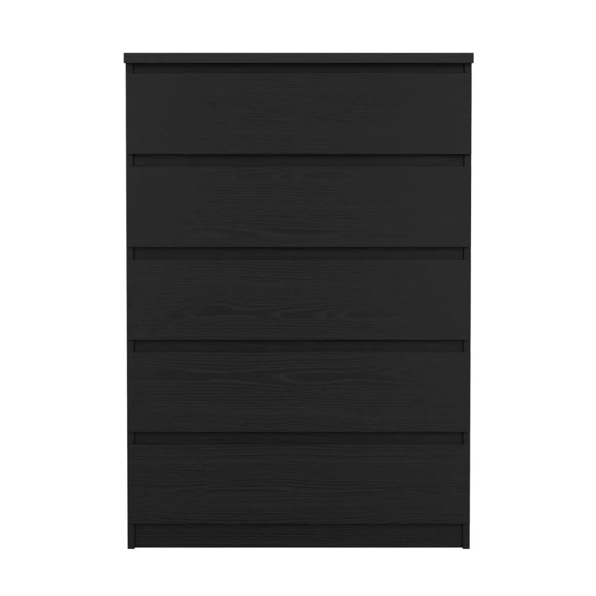 Cassettiere > Dmora Cassettiera moderna nera 77x111h cm - Ansel Nero