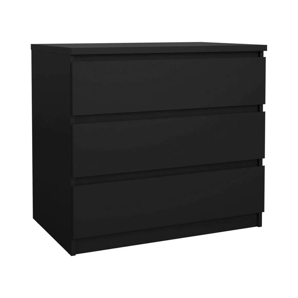 Cassettiera moderna nera 77x68h cm - Kajiki