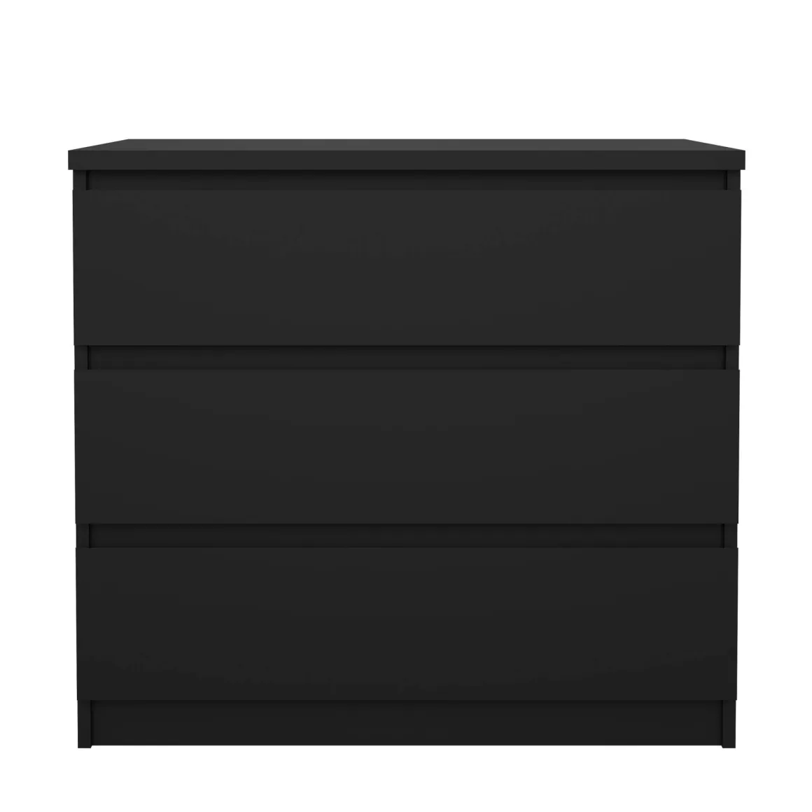 Cassettiera moderna nera 77x68h cm - Kajiki