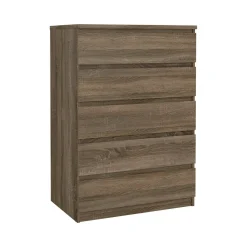 Cassettiera moderna rovere 76x111h cm - Lucy