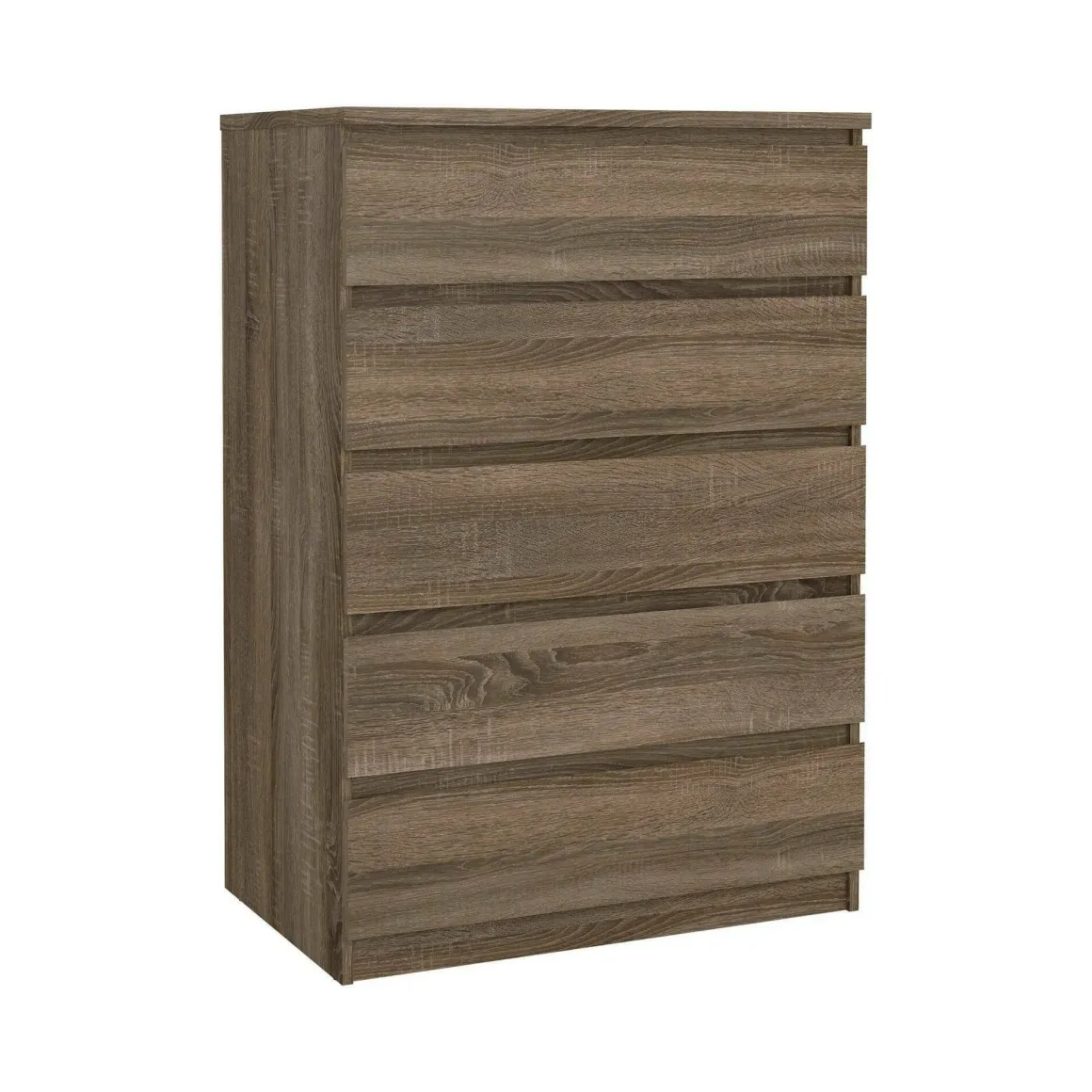 Cassettiera moderna rovere 76x111h cm - Lucy