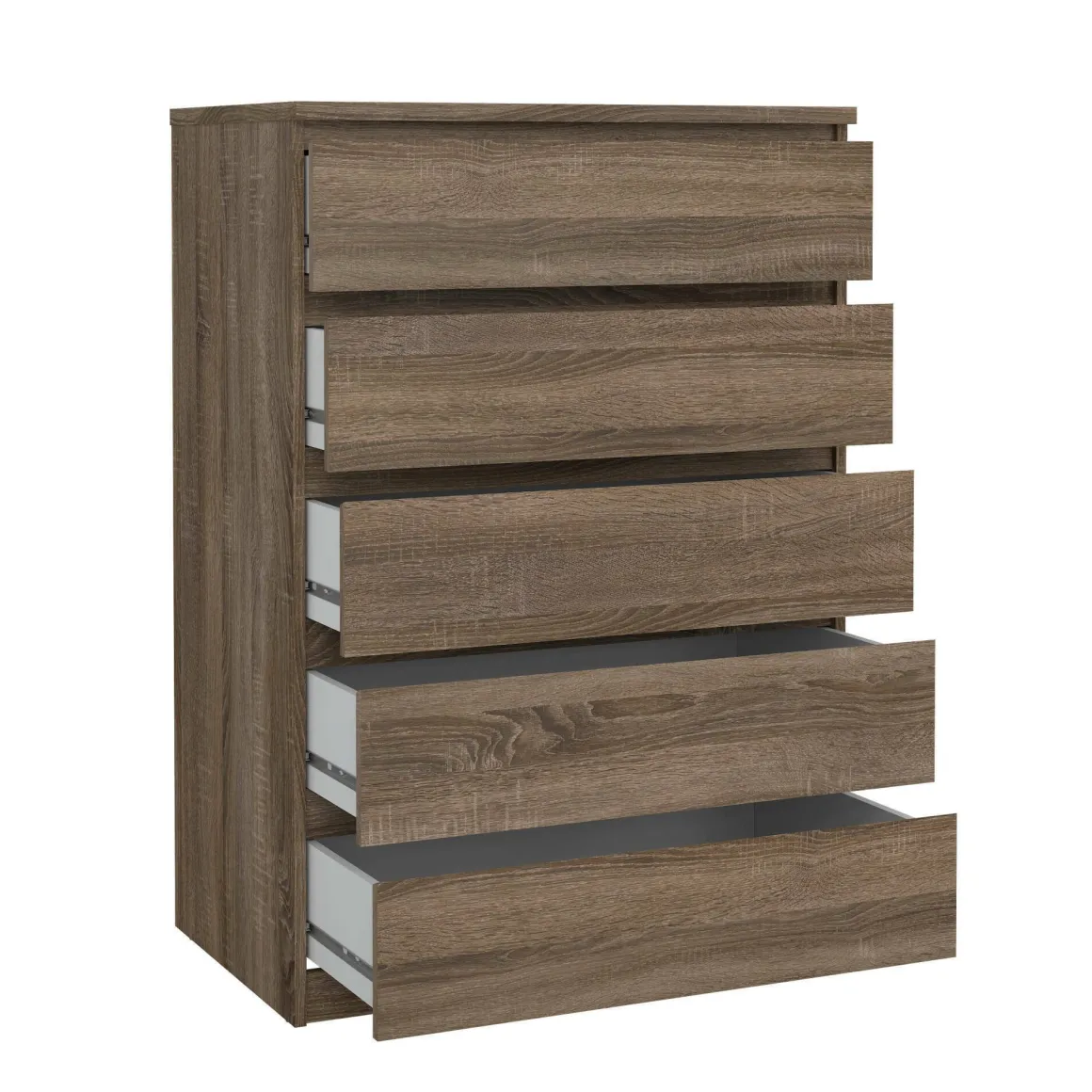 Cassettiera moderna rovere 76x111h cm - Lucy