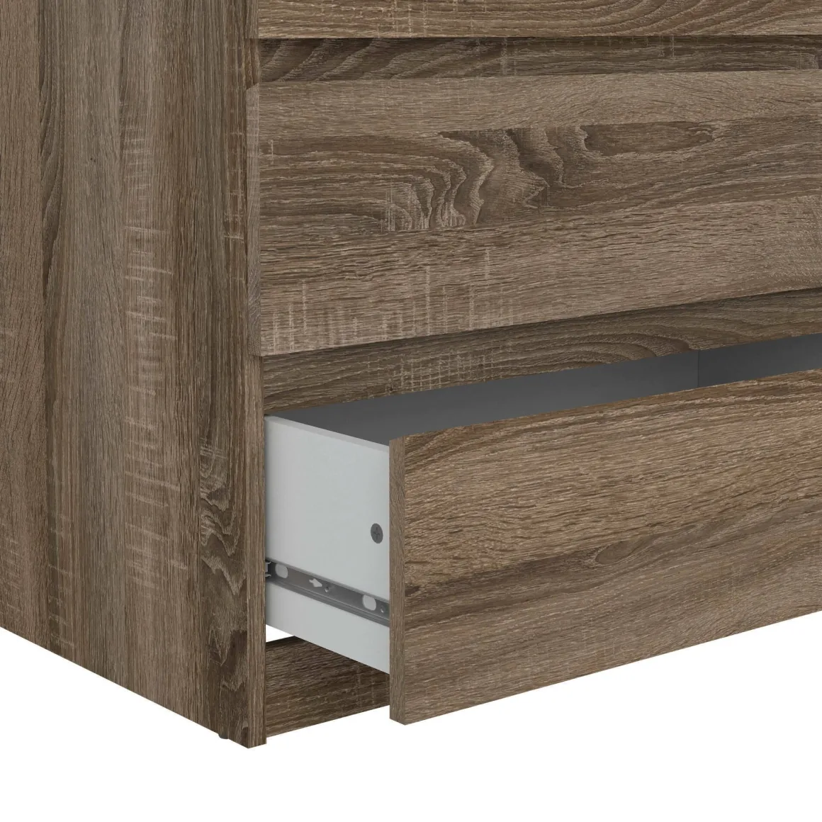 Cassettiera moderna rovere 76x111h cm - Lucy