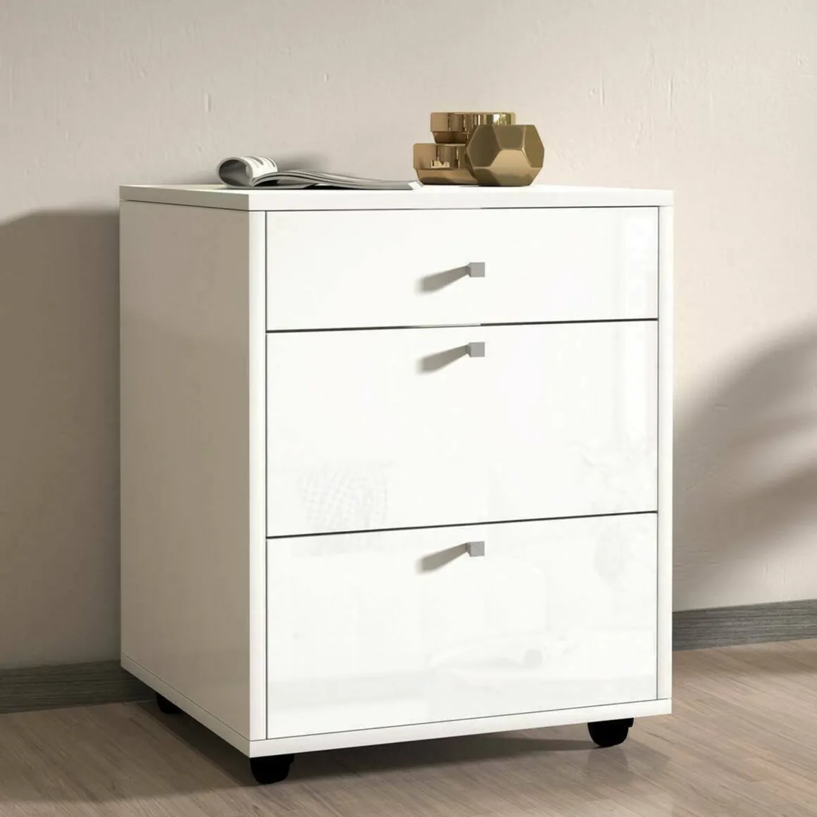 Cassettiera piccola bianca 47x61h cm - Asgabat
