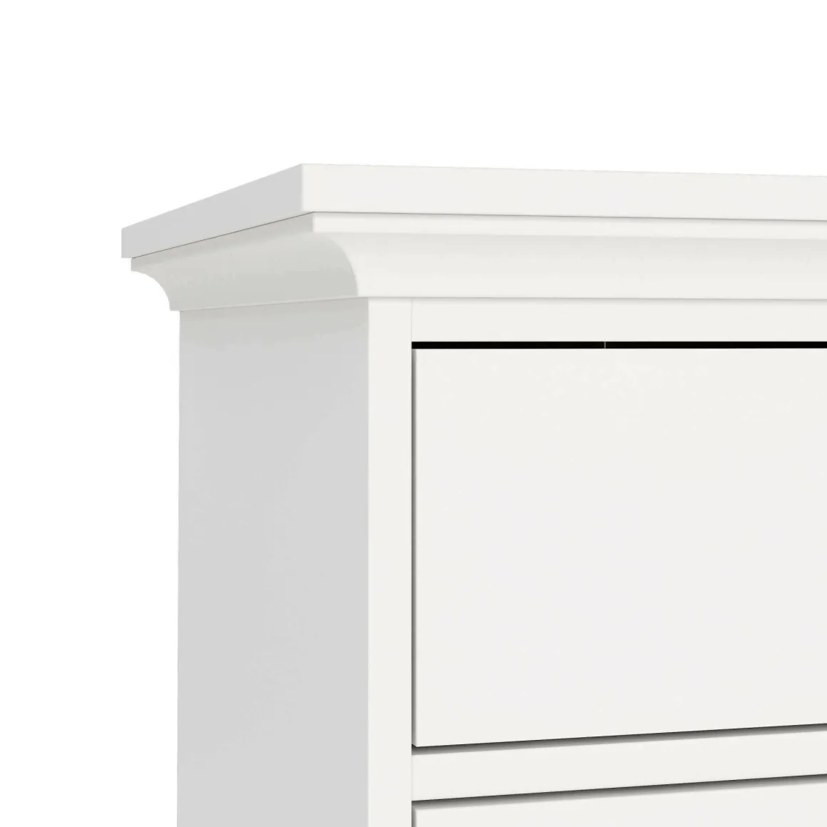 Cassettiera rustica bianca 96x139h cm - Gaetana