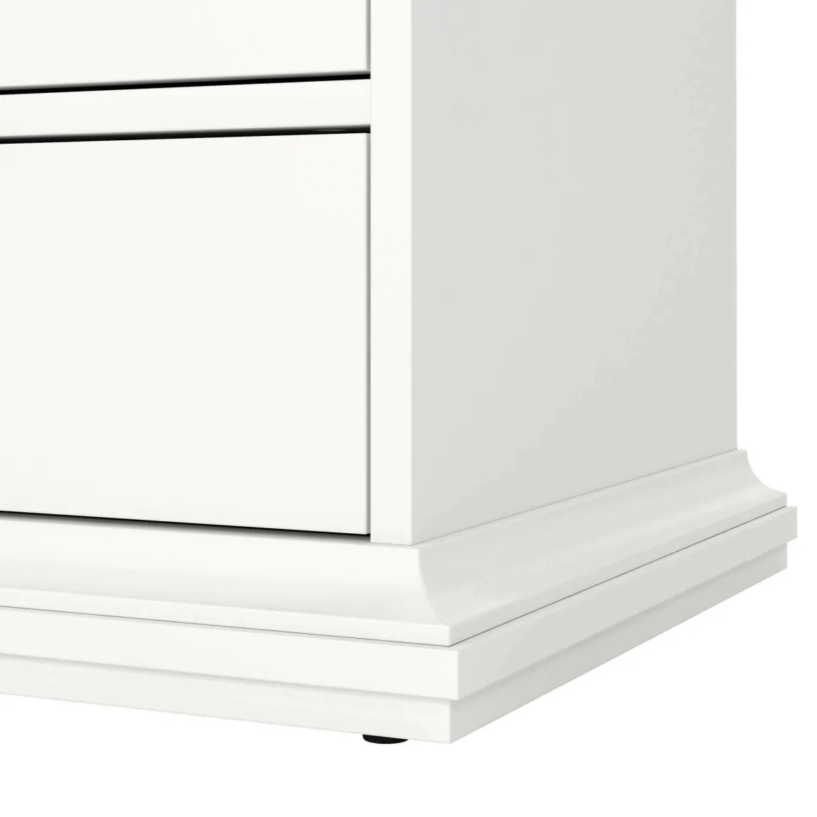 Cassettiera rustica bianca 96x139h cm - Gaetana