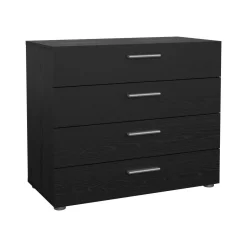 Cassettiera salvaspazio nera 80x68h cm - Arwen