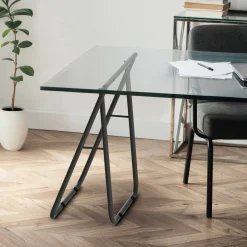 Oggettistica > Dmora Cavalletto Osimo, 62x35 h75 cm, Ardesia Grigio Ardesia