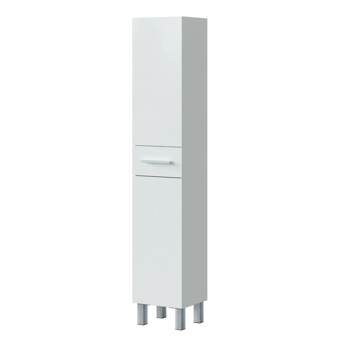 Colonna 2 ante minimal 35x182h cm bianco lucido - Alka