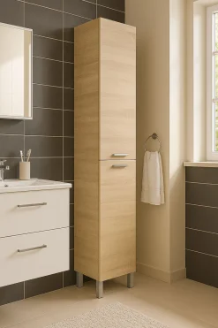 Colonna moderna 2 ante 30x182h cm rovere - Ark