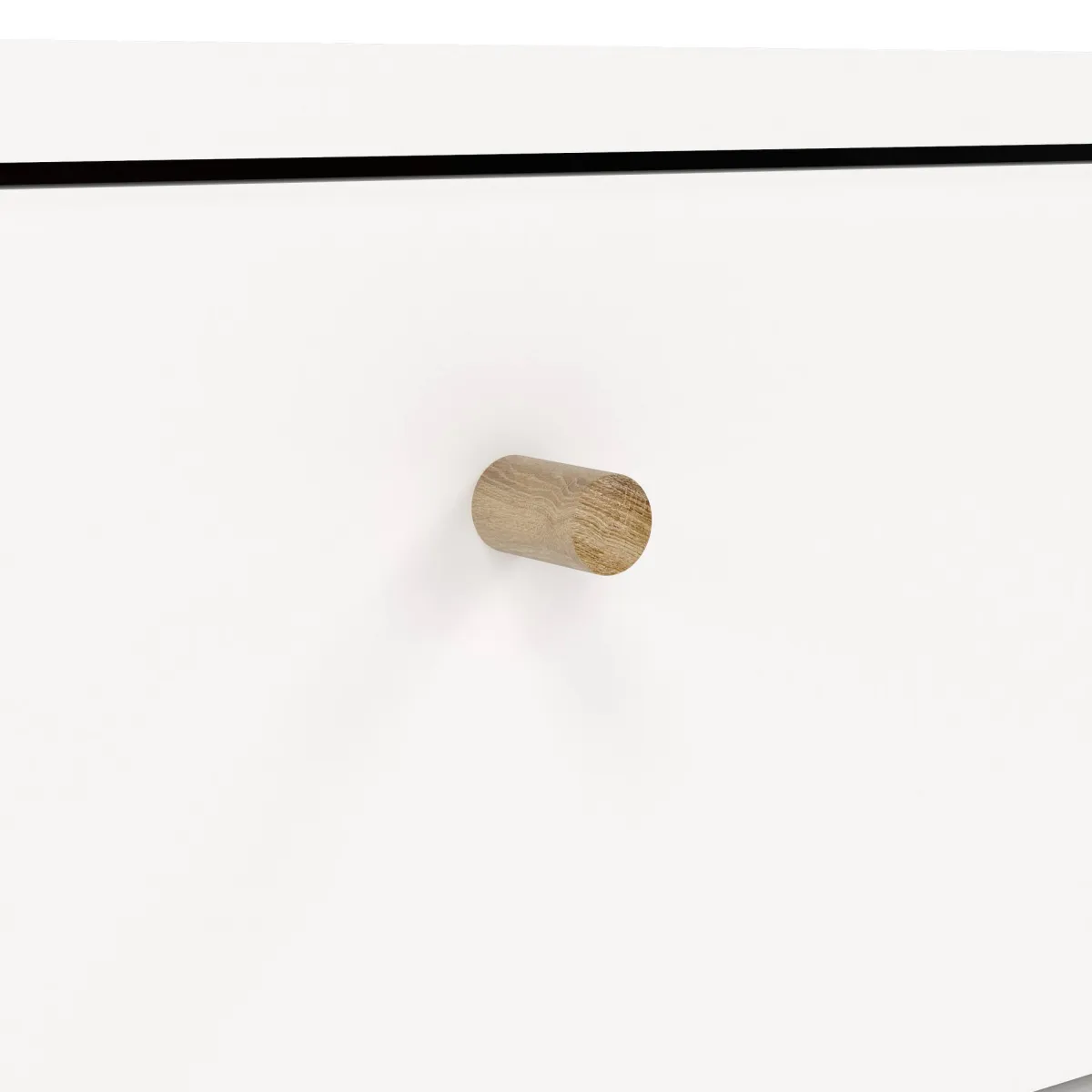 Comodini > Dmora Comodino 1 anta 50x39x72h cm - Antenati Bianco