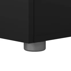 Comodini > Dmora Comodino 2 cassetti 40x40x42h cm - Apolla Nero